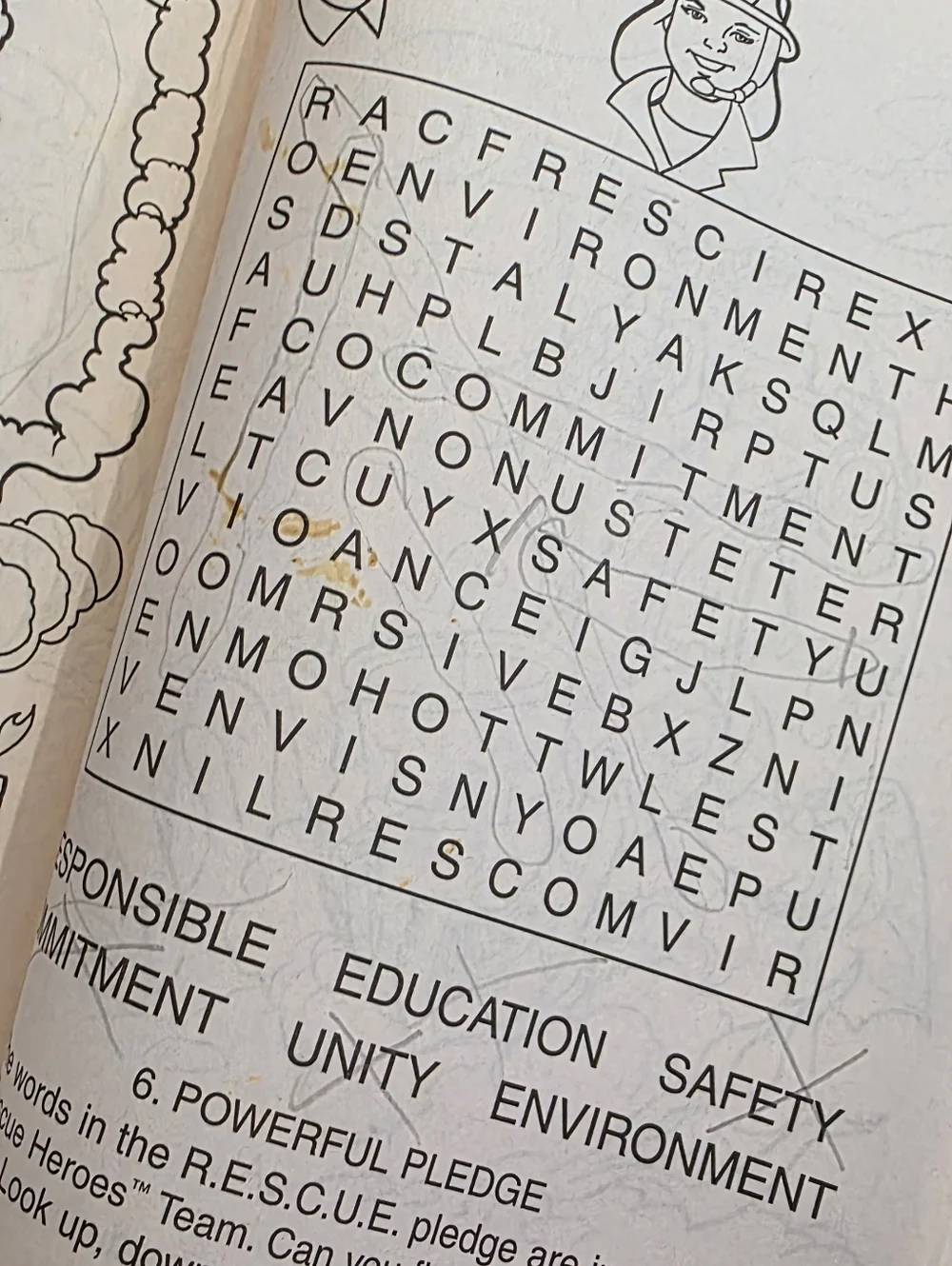 Vintage Fisher-Price Rescue Heroes Coloring and Activity Book